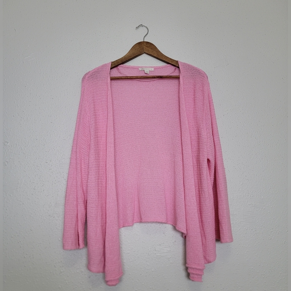 CATO Pink Knit Cardigan Sweater